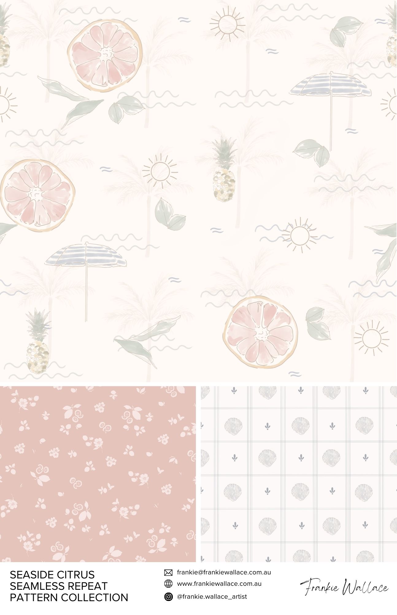 Seaside Citrus Pattern